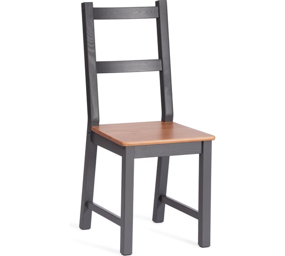 Изображение товара Комплект стульев Tetchair Соната 2 шт, массив сосны, 41x50x95 см, антик/графит 24776
