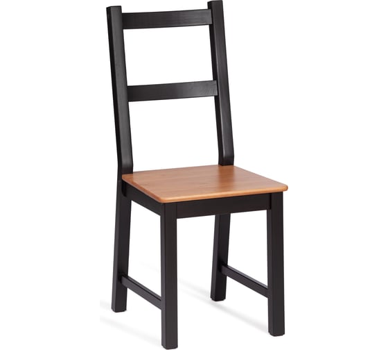 Изображение товара Комплект стульев Tetchair Соната 2 шт, массив сосны, 41x50x95 см, антик/черный 24778