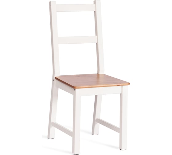 Изображение товара Комплект стульев Tetchair Соната 2 шт, массив сосны, 41x50x95 см, антик/белый 24777