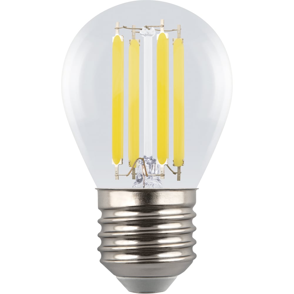 Изображение товара Энергосберегающая светодиодная лампа Uniel G45 4W E27 3000K прозрачная