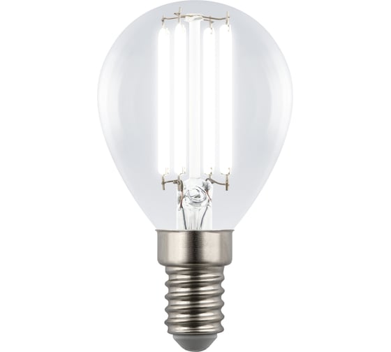 Изображение товара Лампа светодиодная прозрачная Uniel LED-G45-4W/4000K/E14/CL GLY01TR UL-00011939