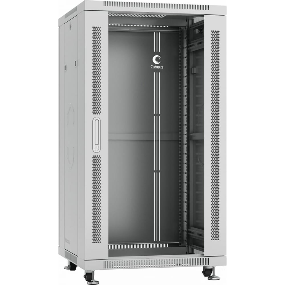Напольный монтажный телекоммуникационный шкаф для оборудования 22U Cabeus телекоммуникационный напольный шкаф цмо