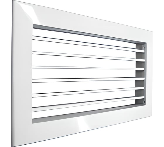 Изображение товара Однорядная алюминиевая решетка Ventart 1VA 150х150 4687203782443