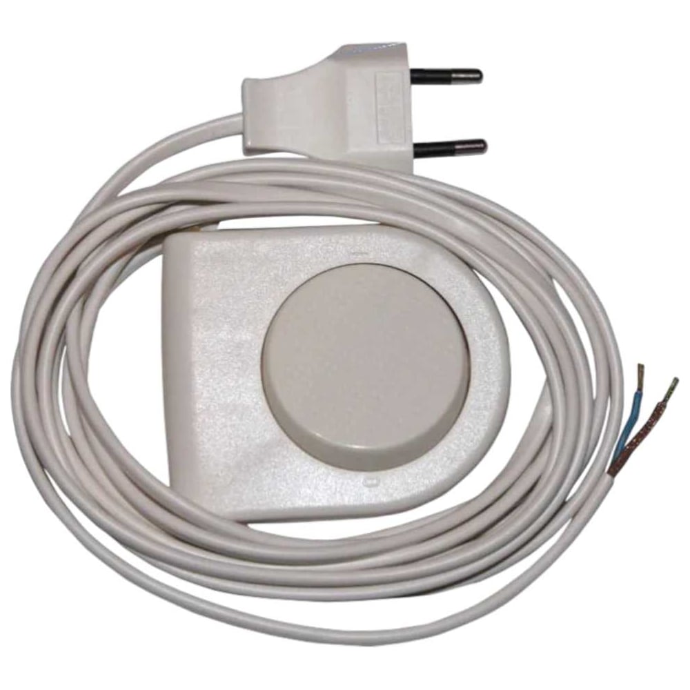 Изображение товара Сетевой шнур с выключателем 3,5м 2x0.75мм2 белый ООО ОПТИКОМ ЭЛЕКТРИК