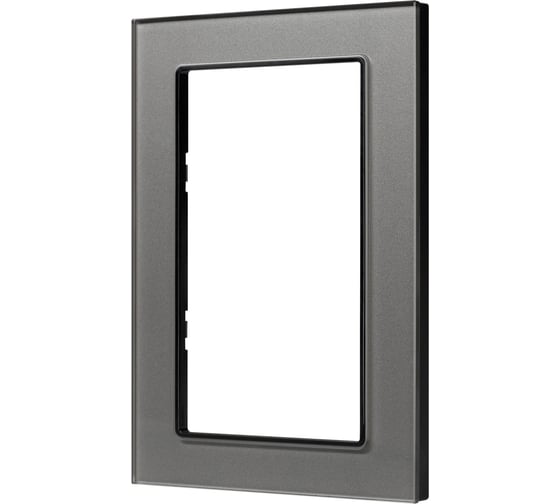 Изображение товара Рамка Arlight FRM-GLARE-GS-D-GR стеклянная, 1шт 043792