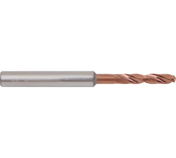 Изображение товара Сверло AHNO 3.8 мм, твердосплавное, 3D, без подвода СОЖ, SP-X800030380, VHM, по стали, чугуну, нерж. и жаропроч.стали ah00009