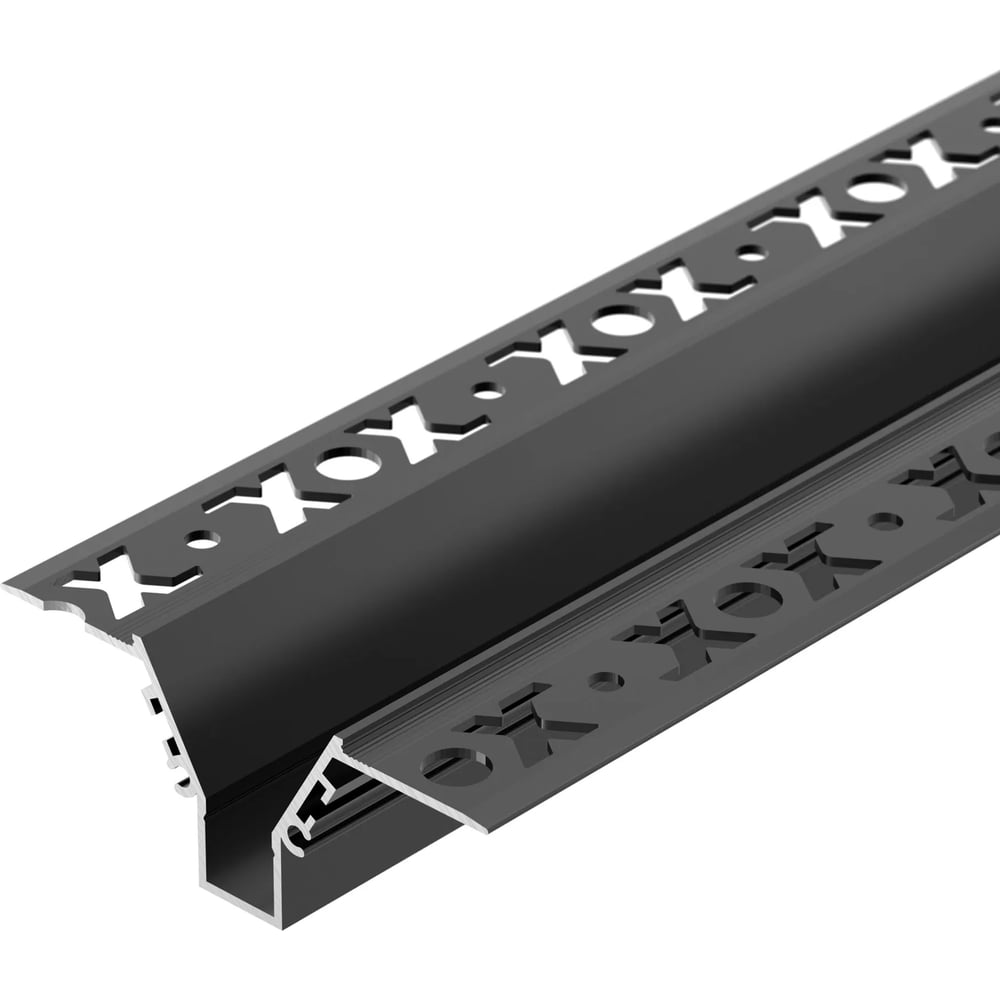 Изображение товара Профиль Arlight COMFORT10-V-FANTOM-2000 BLACK 2м для скрытой подсветки потолка ниши гипсокартон