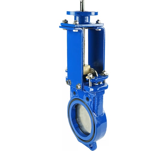 Изображение товара Задвижка шиберная DN.ru GGG40-SS304-NBR-2W-ISO Ду200 Ру10 с голым штоком и ISO-фланцем D040-03172