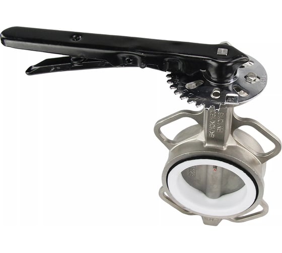 Изображение товара Дисковый поворотный затвор DN.ru 316L-316L-PTFE Ду300 Ру16 с рукояткой D050-01683