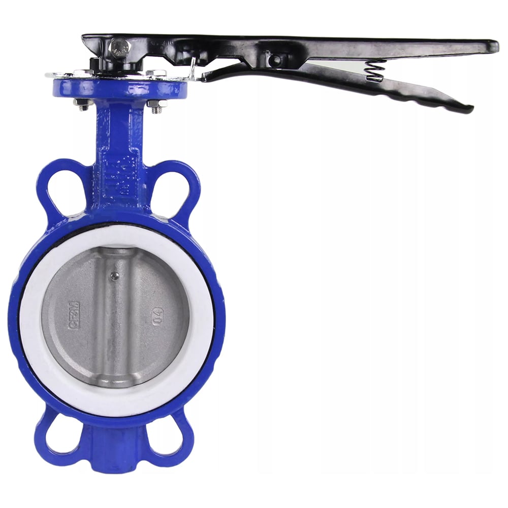 Изображение товара Поворотный затвор DN.ru WCB-316L-PTFE Ду300 Ру16 с ручкой