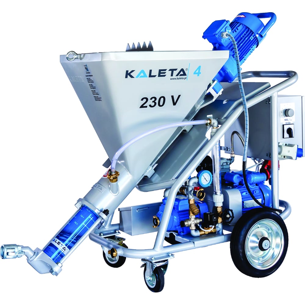 Изображение товара Профессиональный штукатурный агрегат KALETA Калета 4/230 K4/230 передвижной