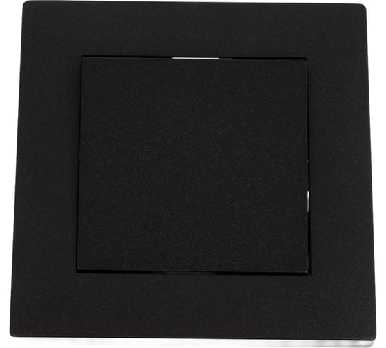 Изображение товара Выключатель MAKEL 1-клавишный СП KAREA RIZZ 10А IP20 черн. 88054001