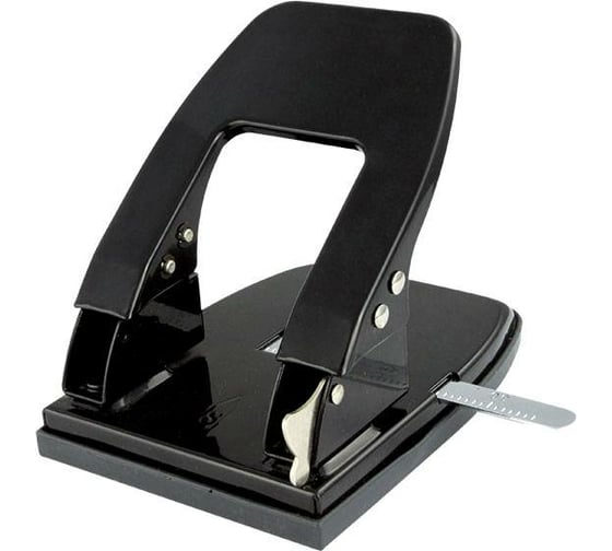 Изображение товара Металлический дырокол INFORMAT до 40 листов черный DM-40K