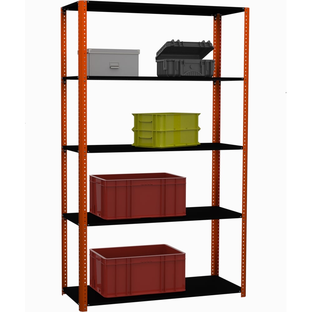 Изображение товара Стеллаж Металекс Metalex Kit Comfort 2000x1500x600 5 полок для дома и склада
