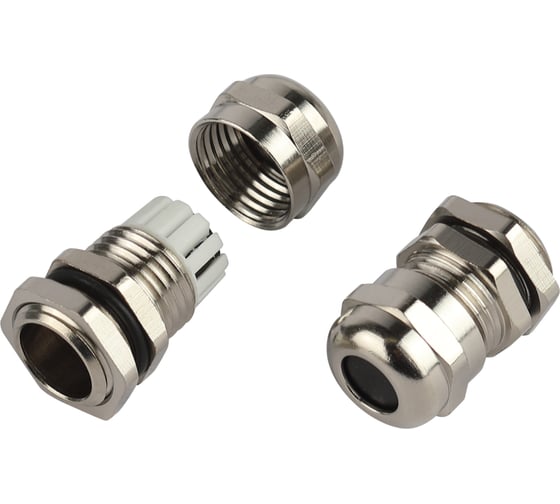 Изображение товара Кабельный ввод сальник ЭРА NO-224256 латунный PGM 9 (d отв.15 мм / d провод.4-8 мм) IP68 (упаковка 5 шт) Б0065206