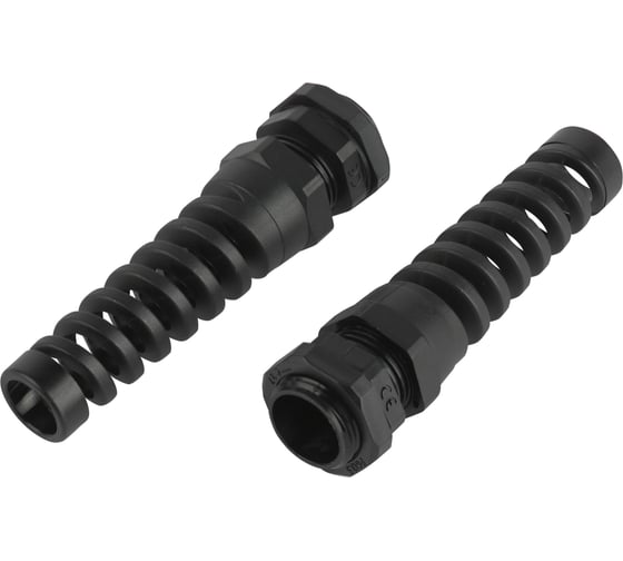 Изображение товара Кабельный ввод сальник ЭРА NO-224252 с гибким отводом PGR 13.5 (d отв.20.5 мм/d провод.6-12 мм) IP54 (упаковка 10 шт) Б0065201