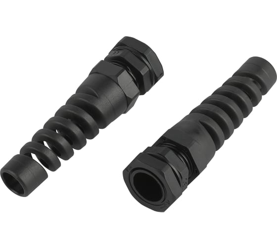 Изображение товара Кабельный ввод сальник ЭРА NO-224251 с гибким отводом PGR 11 (d отв.18.6 мм / d провод.5-10 мм) IP54 (апаковка 10 шт) Б0065198