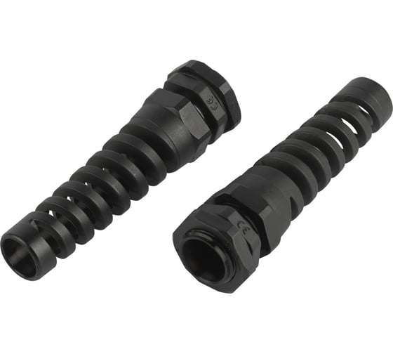 Изображение товара Кабельный ввод сальник ЭРА NO-224253 с гибким отводом PGR 16 (d отв.22.5 мм/d провод.10-14 мм) IP54 (упаковка 5 шт) Б0065203