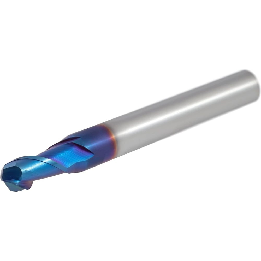 Изображение товара Фреза твердосплавная сферическая AHNO 4мм, L=50, l=8, хвостовик 4, Z2, угол 35 градусов, по закаленной стали BRHM-2B-R2.0S HRC65 ah02413