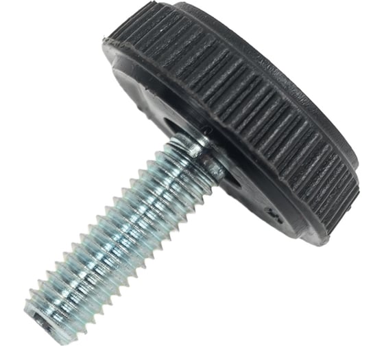 Изображение товара Ножка опора 23 Болта D25 М6x20 регулируемая мебельная круглая 2 шт. 33-0240ф2