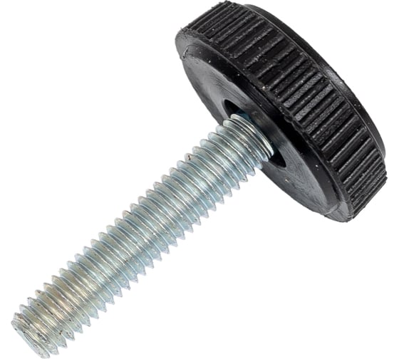 Изображение товара Ножка опора 23 Болта D25 М6x30 регулируемая мебельная круглая 8 шт. 33-0260ф8