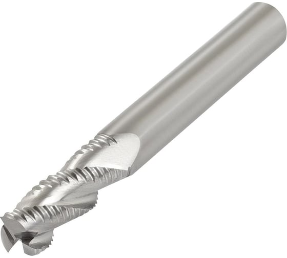 Изображение товара Фреза твердосплавная AHNO обдирочная 4мм, L=50, l=10,  хвостовик 4, Z3, угол 30, по алюминию и цвет.металлам BRAL-3W-D4.0 ah02273