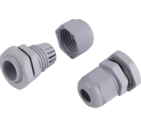 Изображение товара Кабельный ввод сальник ЭРА NO-224230 PG 9 (d отв.16 мм / d провод.4-8 мм) IP54 (упаковка 20 штук) Б0065179