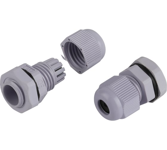 Изображение товара Кабельный ввод сальник ЭРА NO-224229 PG 7 (d отв.13 мм / d провод.3-6.5 мм) IP54 (упаковка 20 штук) Б0065175