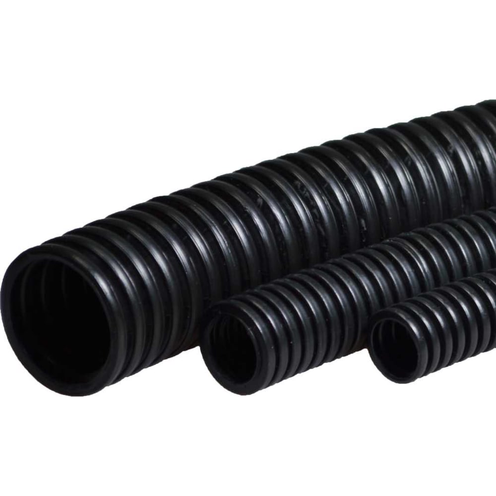 Изображение товара Гофрированная труба ПНД с зондом 20мм 100м черная Netlink UT-00003354