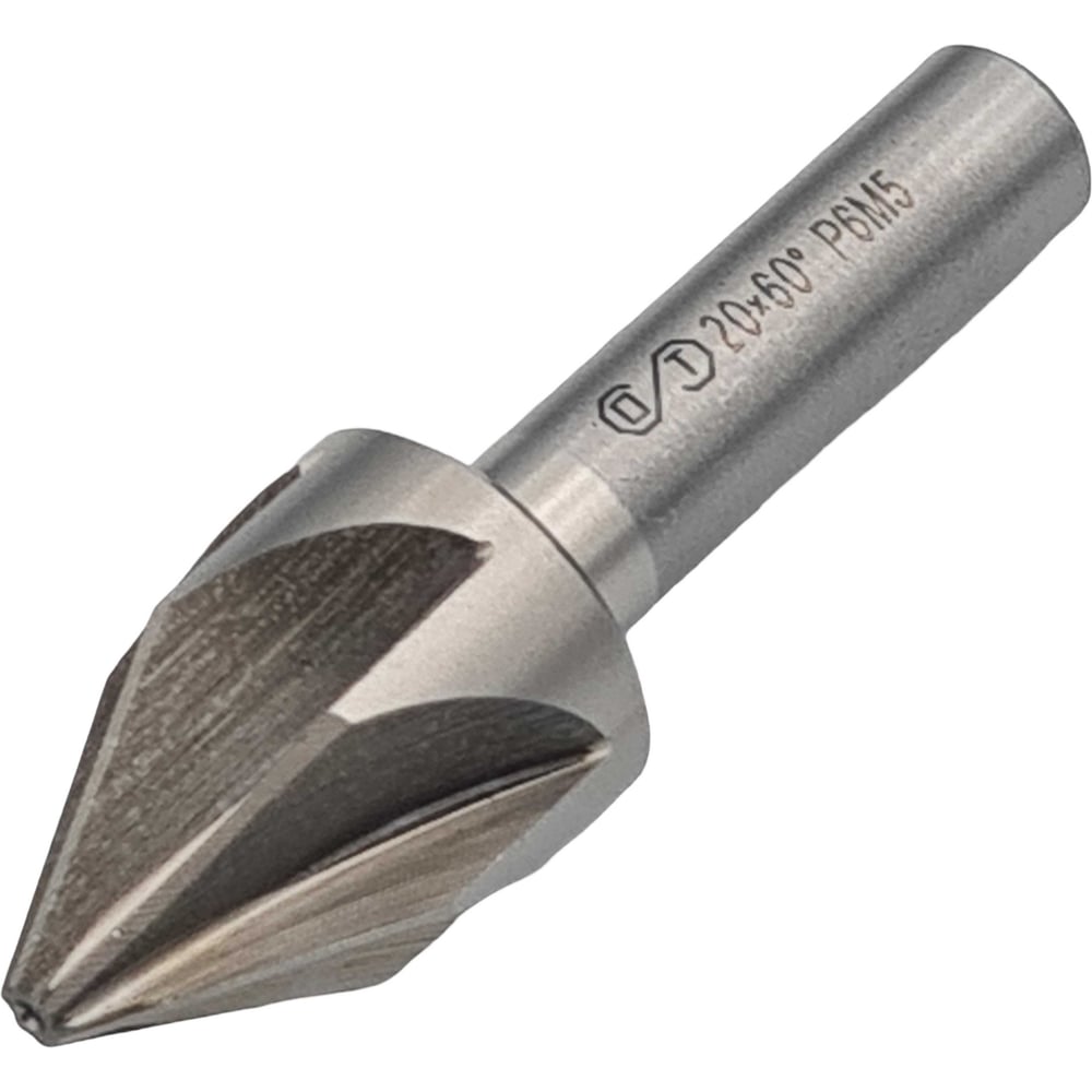 Изображение товара Зенковка ОТ цхв 20.0, 60 град., Р6М5, 64 мм, цилиндрический хвостовик, профессиональный инструмент