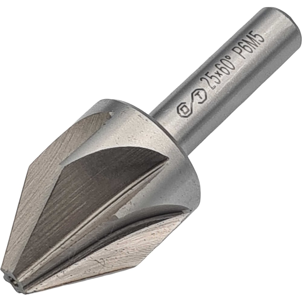 Изображение товара Зенковка ОТ ц/хв 25.0, 60 град., Р6М5, 69мм, диаметр 25мм, цилиндрический хвостовик