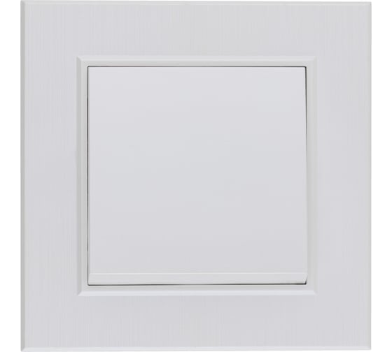 Изображение товара Выключатель MAKEL 1-клавишный СП KAREA LINE STAR 10А IP20 жемчужный. 86100001