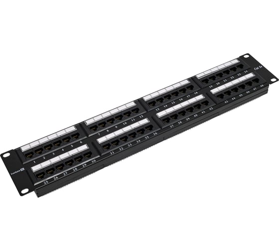 Изображение товара Патч-панель ExeGate EPP3-19-48-8P8C-C5e-110D.19.UTP.48.port.cat.5e.dual.IDC.2U.RoHS 256753