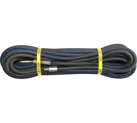 Изображение товара Шланг для компрессора, быстросъемный, фитинги рапид ЕВРО,10x16 мм / 20АТМ, длина 10 м Andycar HPC-1010-TPES