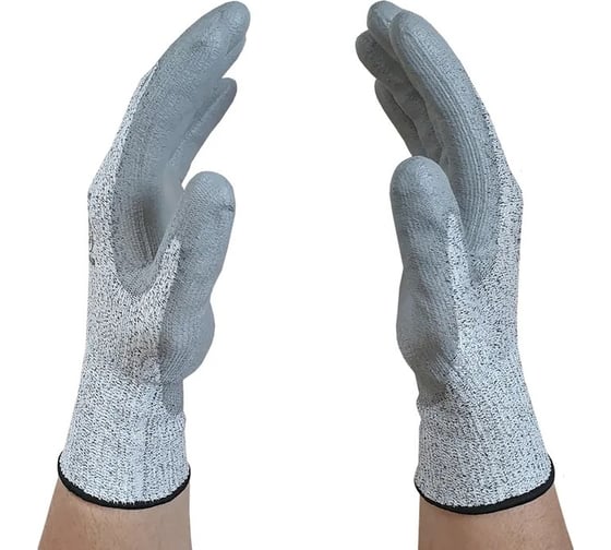 Изображение товара Перчатки для защиты от порезов SCAFFA Рубеж ПУ В DY110DG-PU размер 10 00-00011906