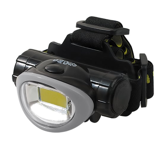 Изображение товара Налобный фонарь ФАZА H5-L3W-gy COB 3Вт 7500К 3 режима работы: 100проц./50проц./мигающий IP44 3хAAA (не в компл.) (блист.) 5027503