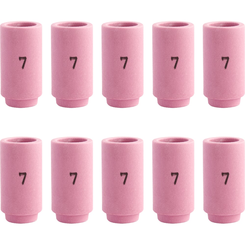 Изображение товара Керамическое сопло Оберон TW 9-20 №7 L30 d11 10 шт для TIG-горелок