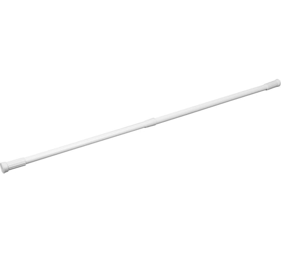 Изображение товара Карниз для ванной Vidage телескопический, цвет: белый, длина 70-120 см 1305010