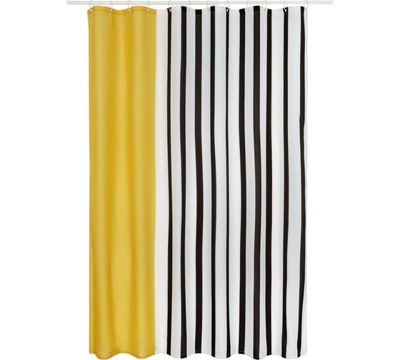 Изображение товара Шторка для ванной Vidage Чауда, 180x200, с люверсами и утяжелителем 1327031