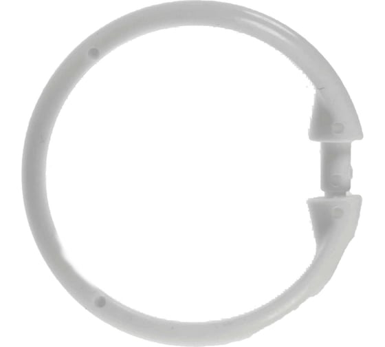 Изображение товара Кольца для шторок Vidage белые с клипсами, 12 шт 1327022