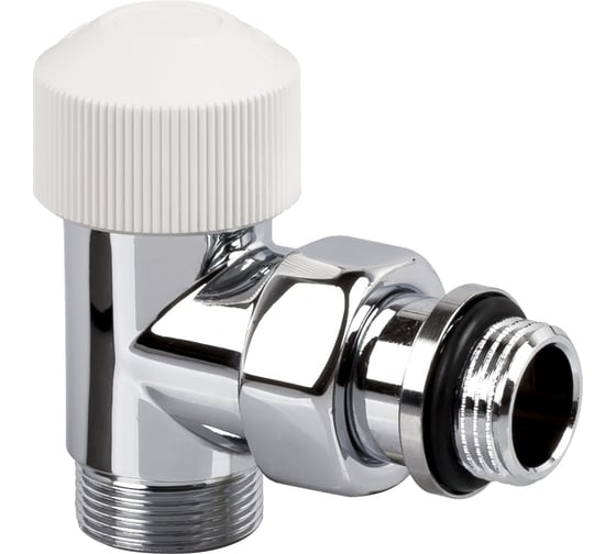 Изображение товара Угловой клапан SR Rubinetterie Tondera термостатический, 1/2"х3/4" Е, хром 0633-1500C0E0