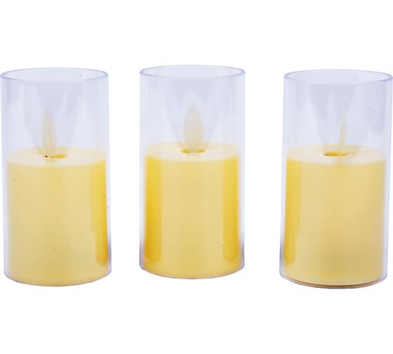 Изображение товара Декоративные свечи Uniel ULD-F064 WW CANDLE SET3 UL-00012456