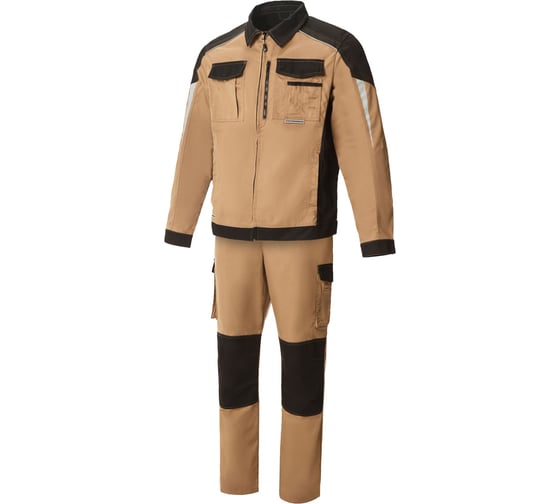 Изображение товара Костюм СОЮЗСПЕЦОДЕЖДА STATUS NEW, бежевый/черный, р.48-50, рост 170-176 2000000083322