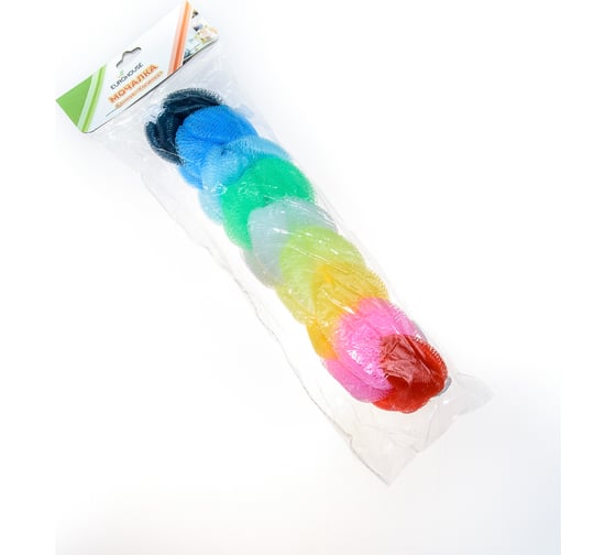 Изображение товара Банная мочалка EUROHOUSE Косичка нейлон, 50 г 5267