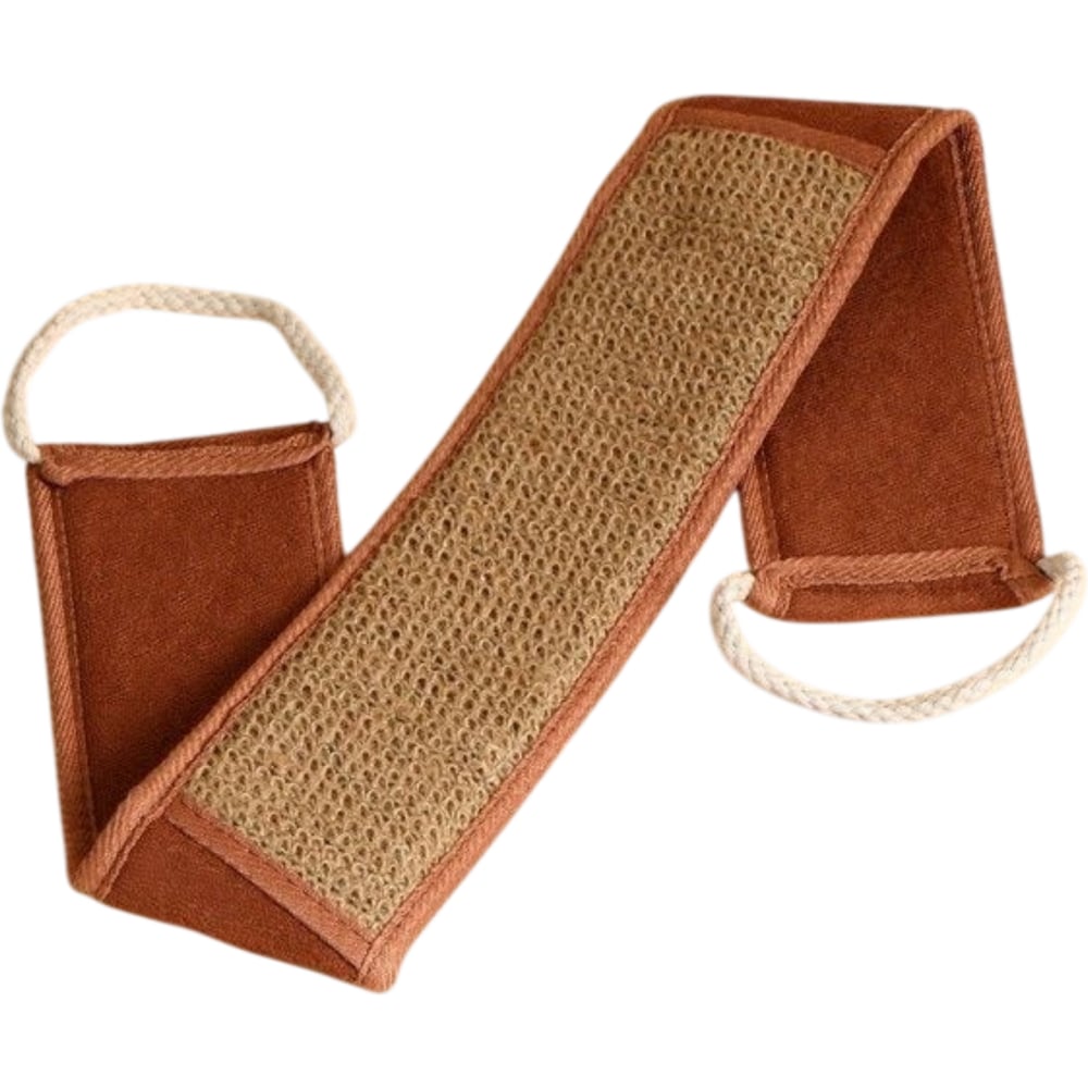 Изображение товара Мочалка EUROHOUSE рами крапива длинная с ручками 73х8 см для тела