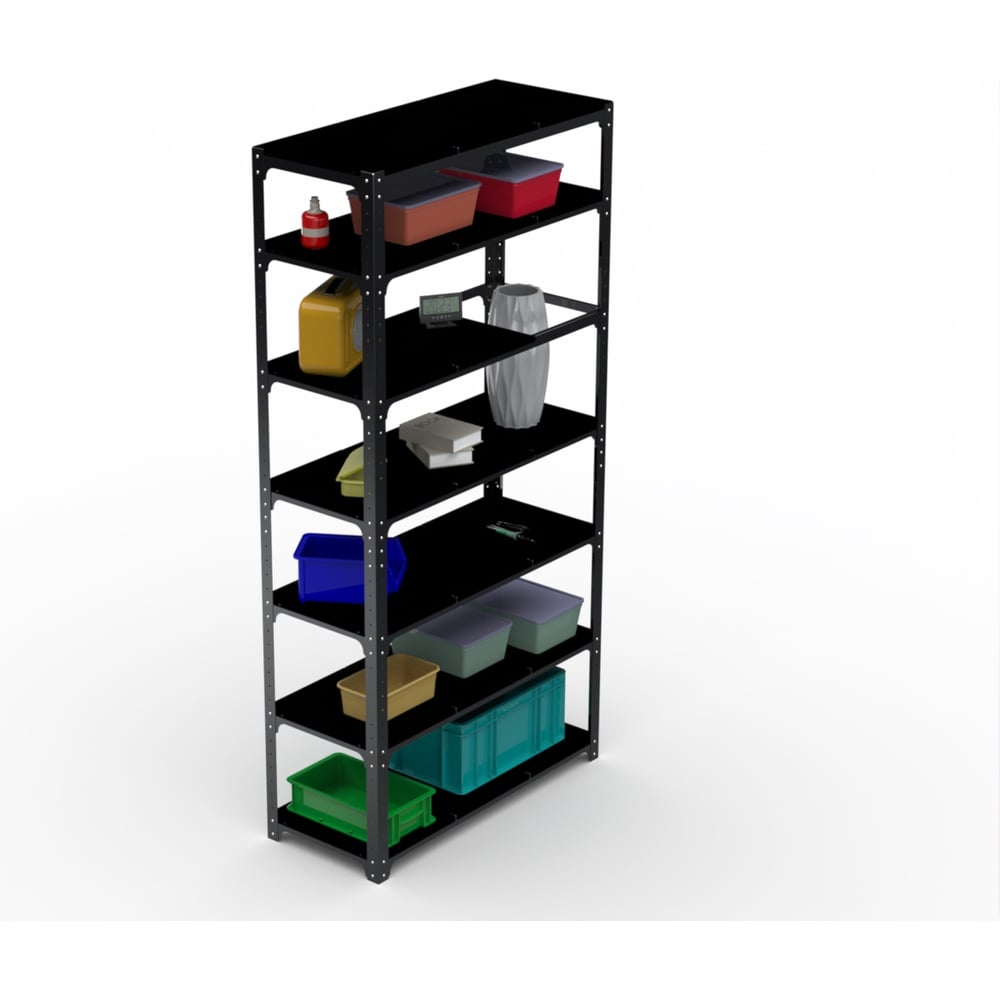 Изображение товара Стеллаж ООО Металекс Kit Comfort 2400х1600х300 7 полок сталь