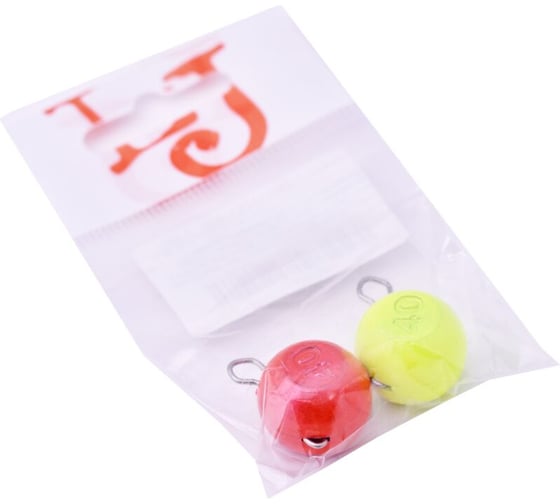 Изображение товара Разборные груз-головки LUCKY JOHN BALL RGY MIX1 40.0г, 2шт LJBRMIX1-040