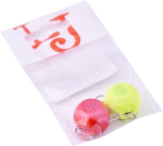 Изображение товара Разборные груз-головки LUCKY JOHN BALL RGY MIX1 48.0г, 2шт LJBRMIX1-048