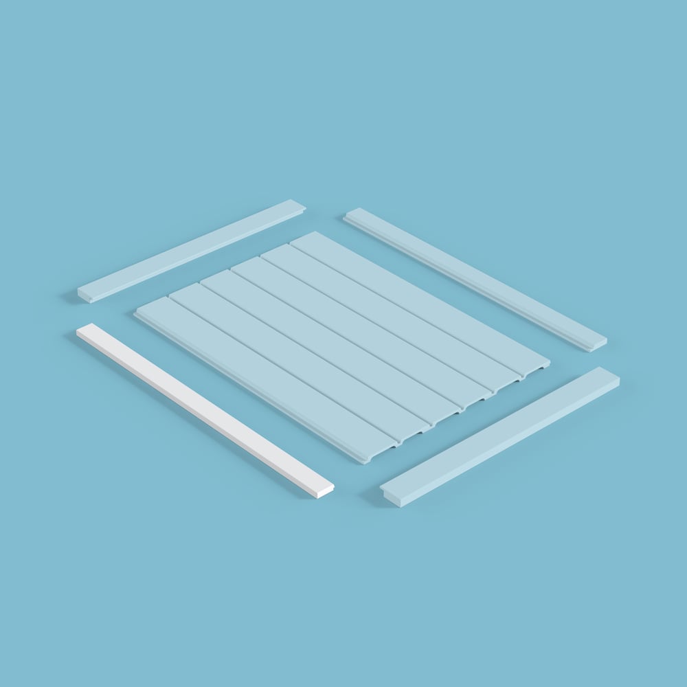 Изображение товара Молдинг Cosca Decor RP015-022 38x12x2800 мм белый полистирол