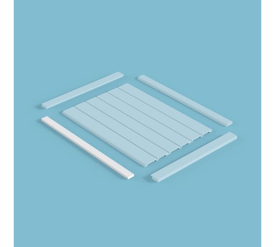 Изображение товара Молдинг финишный Cosca Decor для панели RP015-022 38х12х2800мм Экополимер MF002 00-00082238